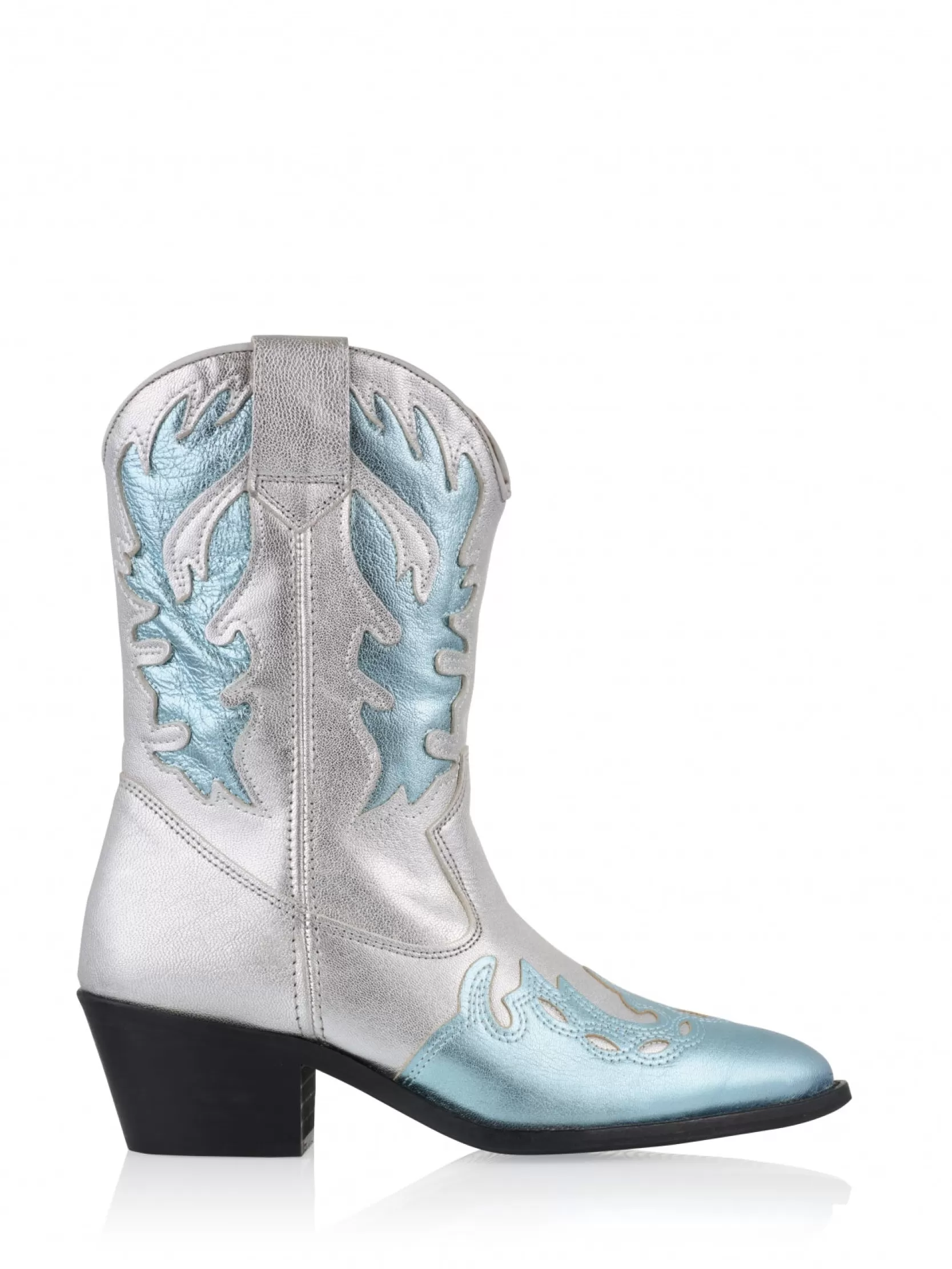 DWRS label WESTERNBOOTS>BELLA metallic - Westernboots | Silver / Blue