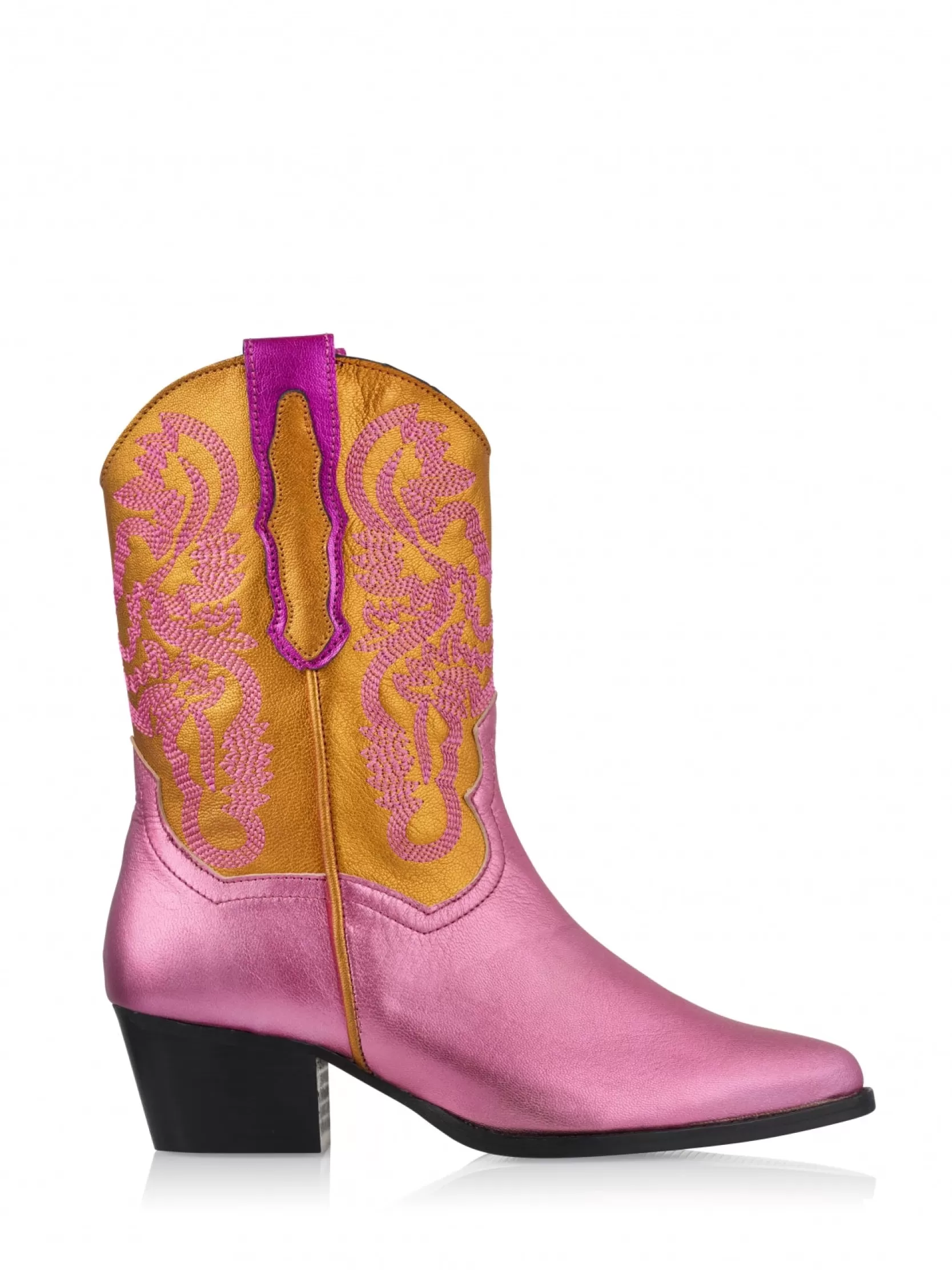 DWRS label WESTERNBOOTS>BRADY metallic - Westernboots | Orange / Pink