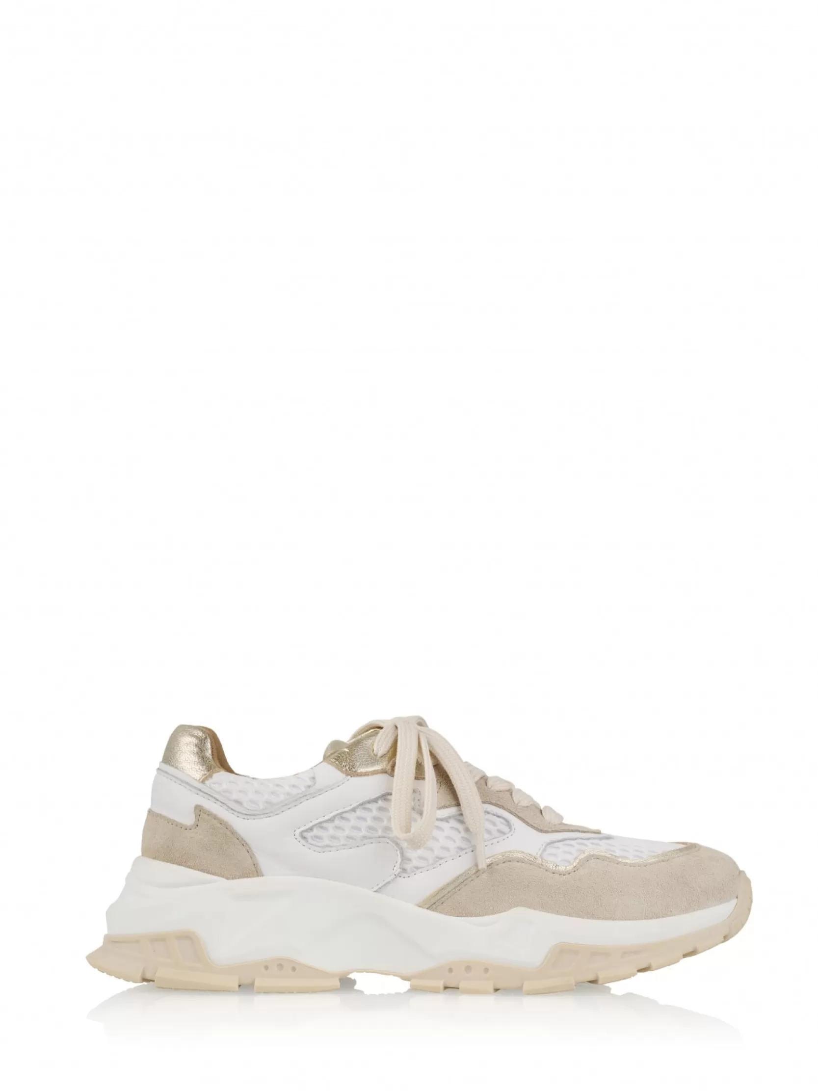 DWRS label SNEAKERS>CHESTER leer - Sneakers | White / Sand