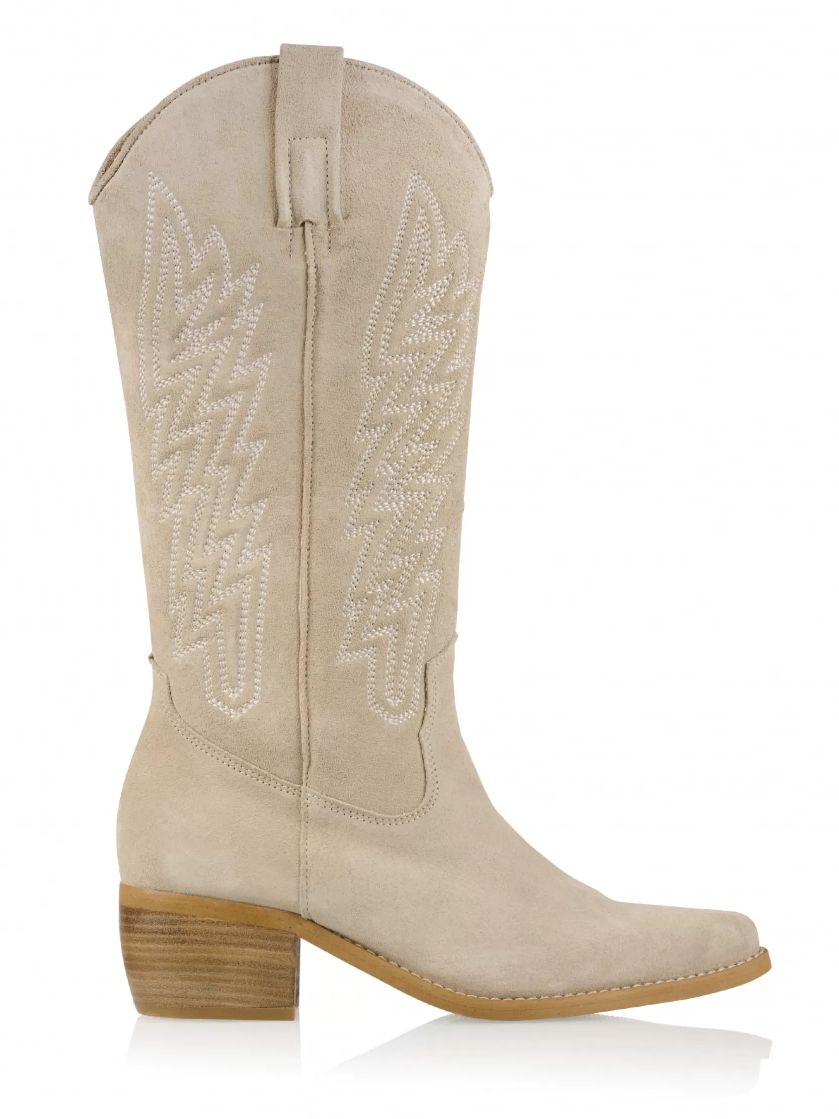 DWRS label WESTERNBOOTS>COLOMBIA suede - Westernboots | Sand