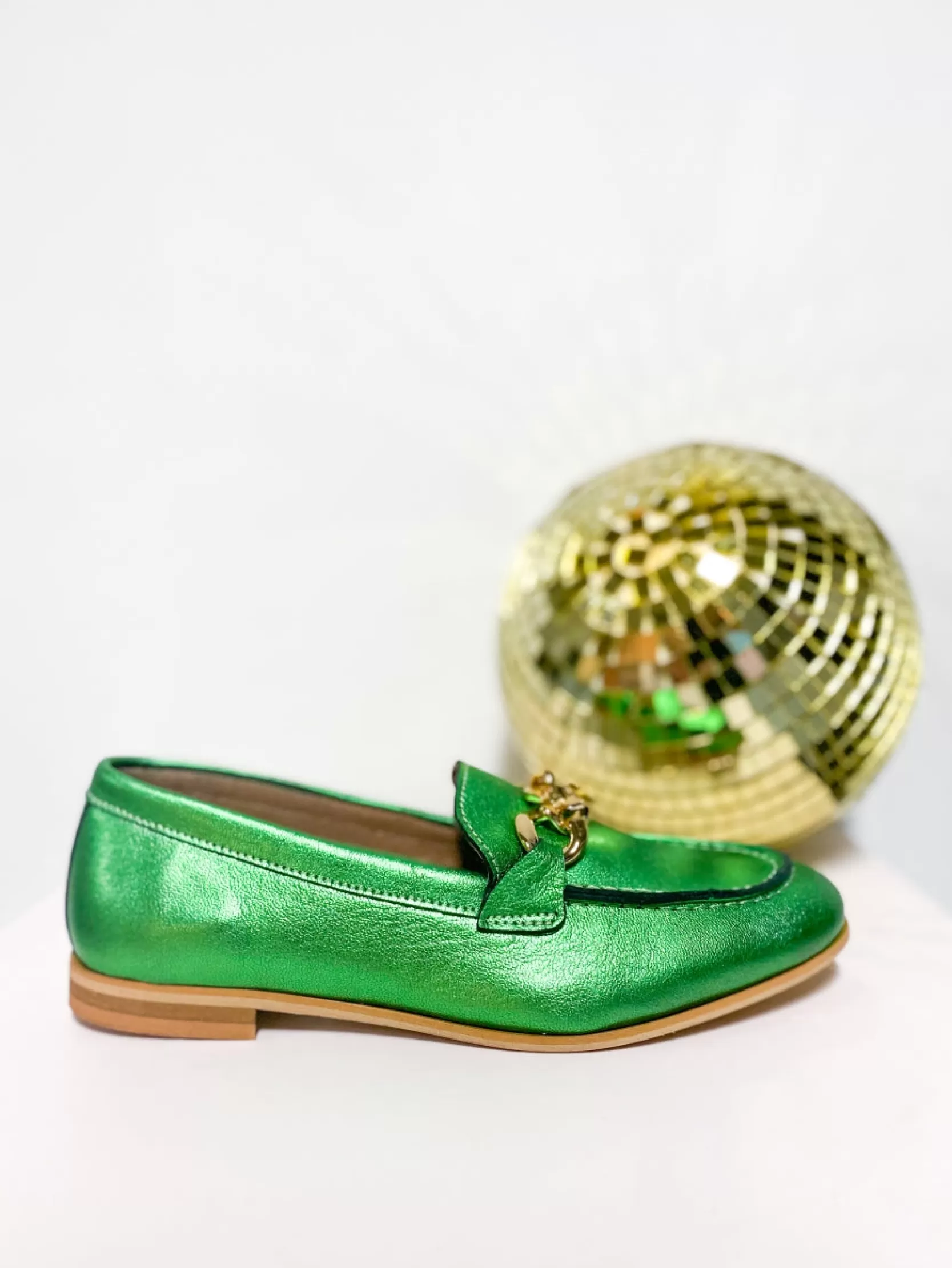 DWRS label MOCASSINS EN LOAFERS>HAVANA chain - Loafers | Green