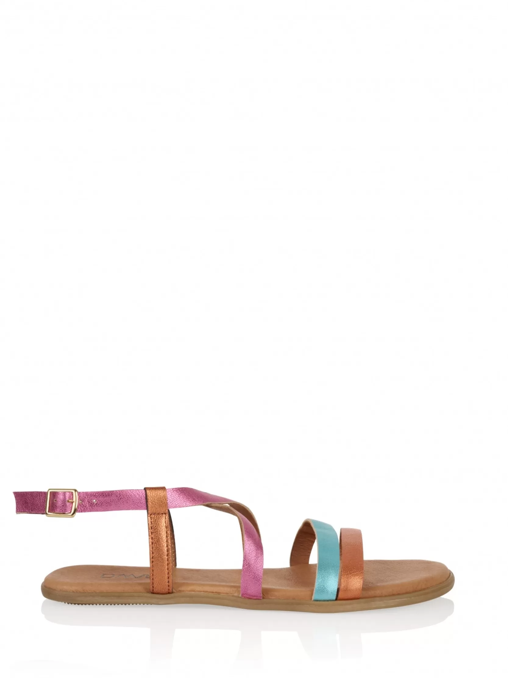 DWRS label SLIPPERS EN SANDALEN>HAWAII metallic - Sandalen | Orange / Pink / Aqua