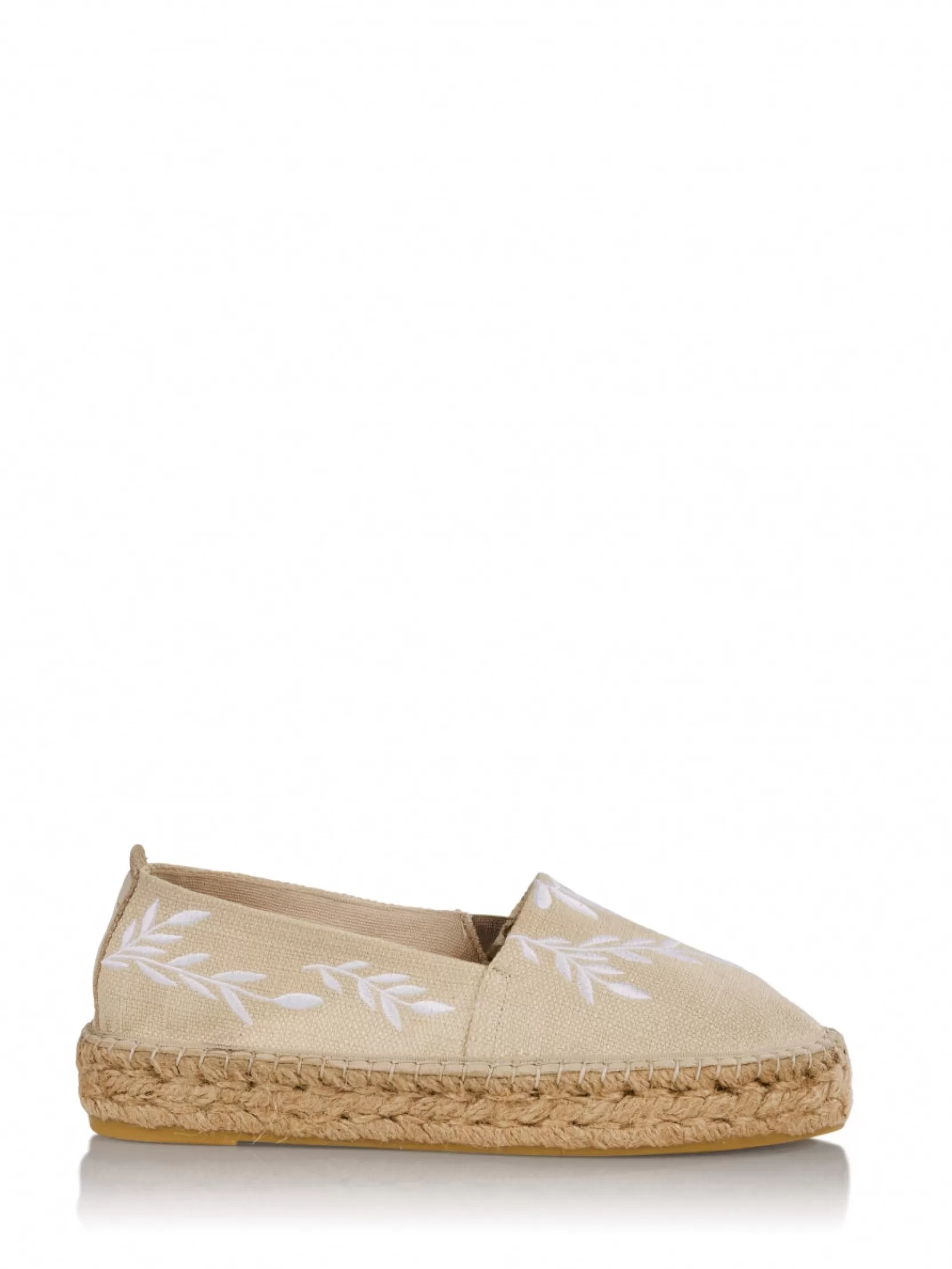 DWRS label MOCASSINS EN LOAFERS>IBIZA canvas - Loafers | Beige