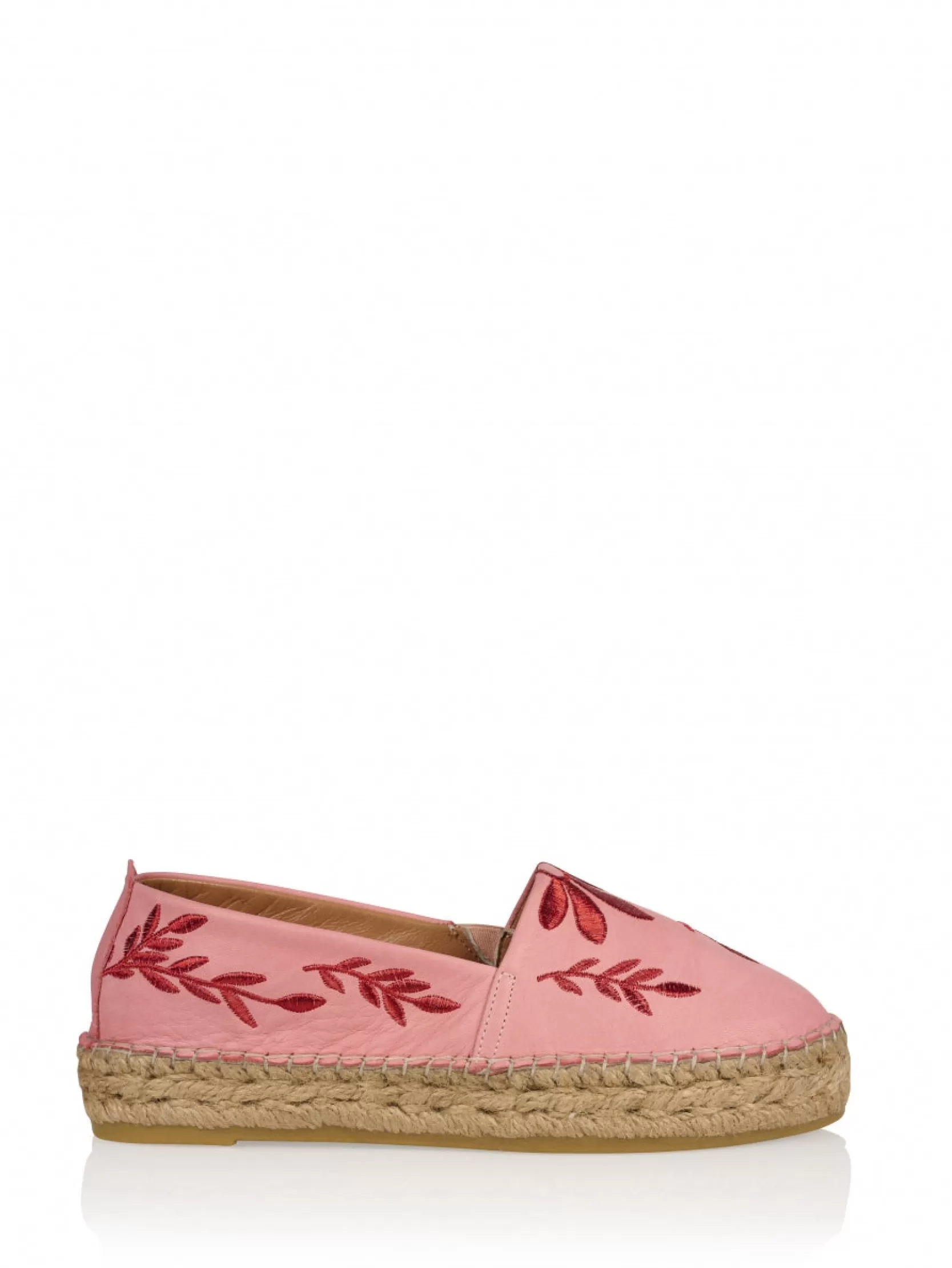 DWRS label MOCASSINS EN LOAFERS>IBIZA leer - Loafers | Pink / Red