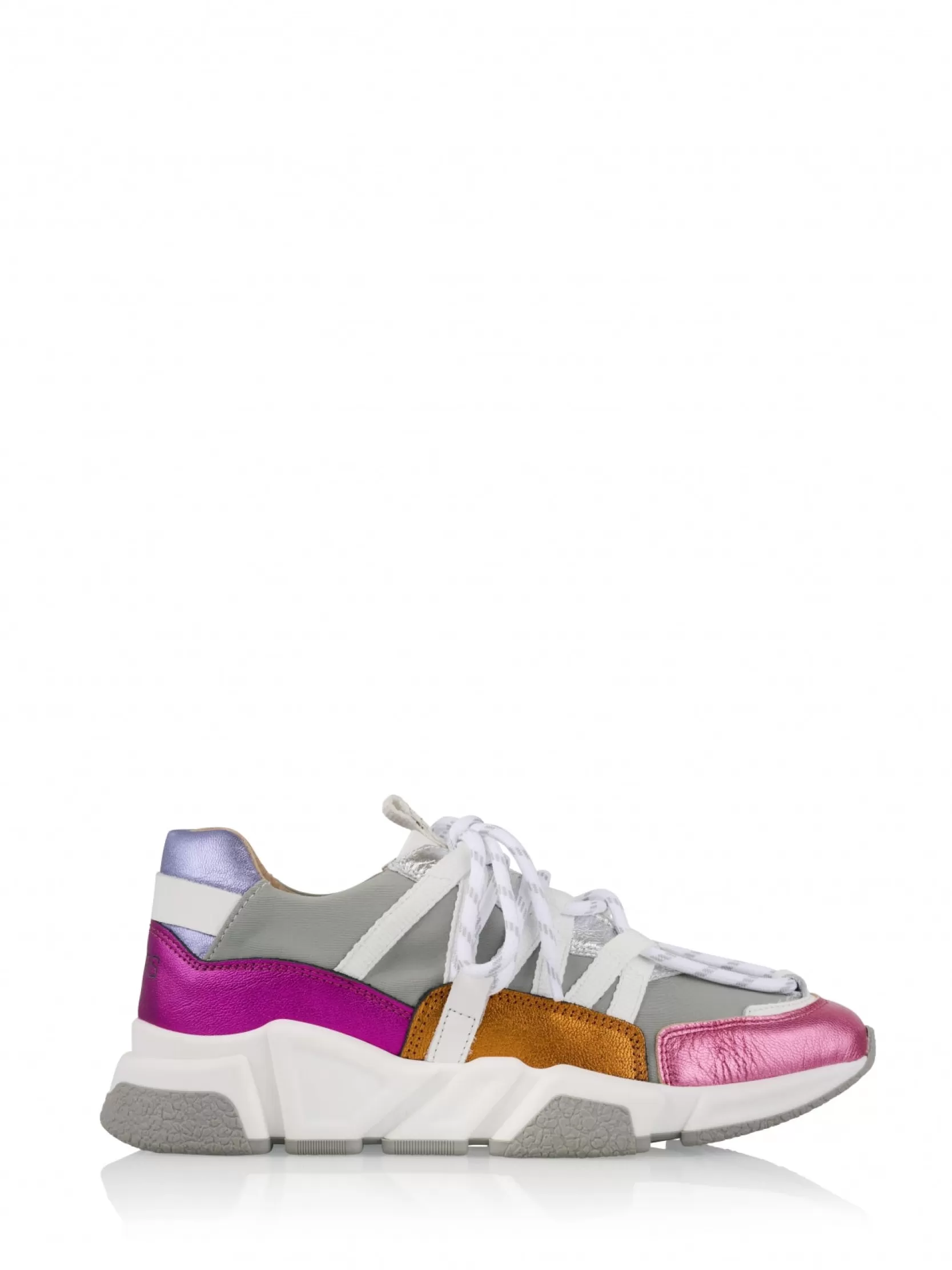 DWRS label SNEAKERS>LOS ANGELES leer - Sneakers | Pink / Lt. Grey