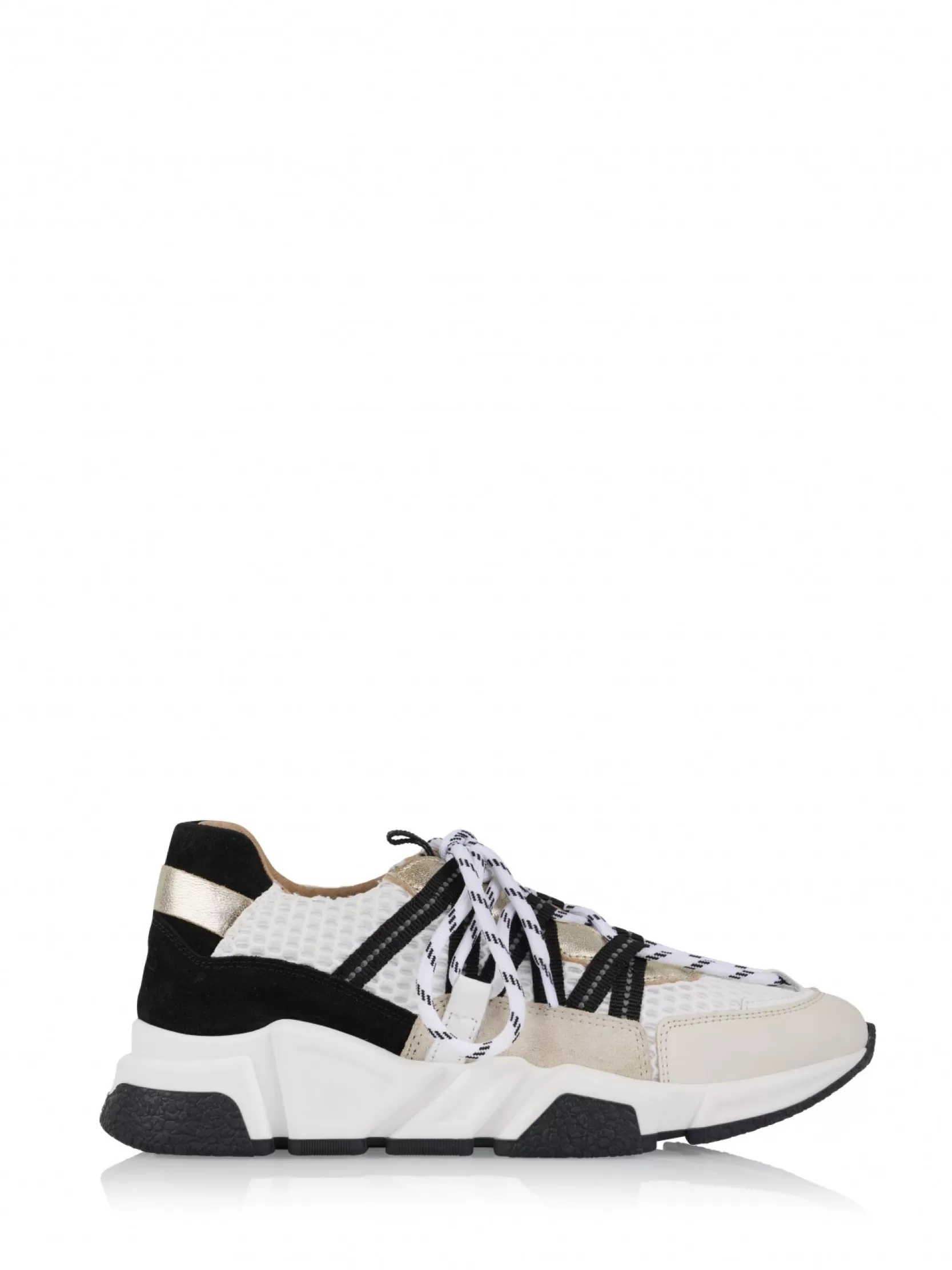 DWRS label SNEAKERS>LOS ANGELES leer - Sneakers | White / Black