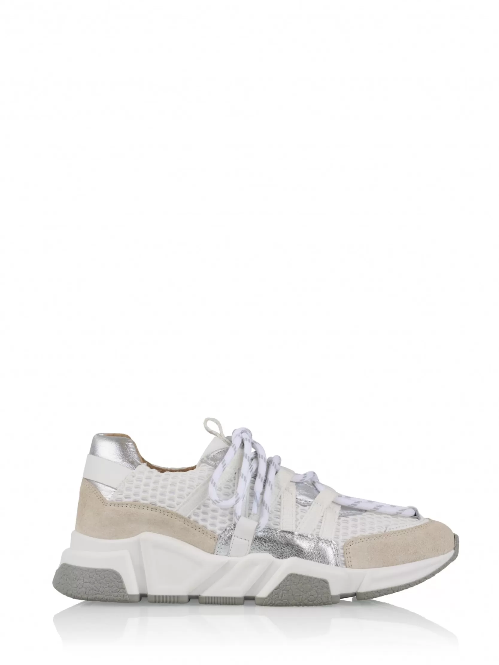 DWRS label SNEAKERS>LOS ANGELES leer - Sneakers | White / Silver