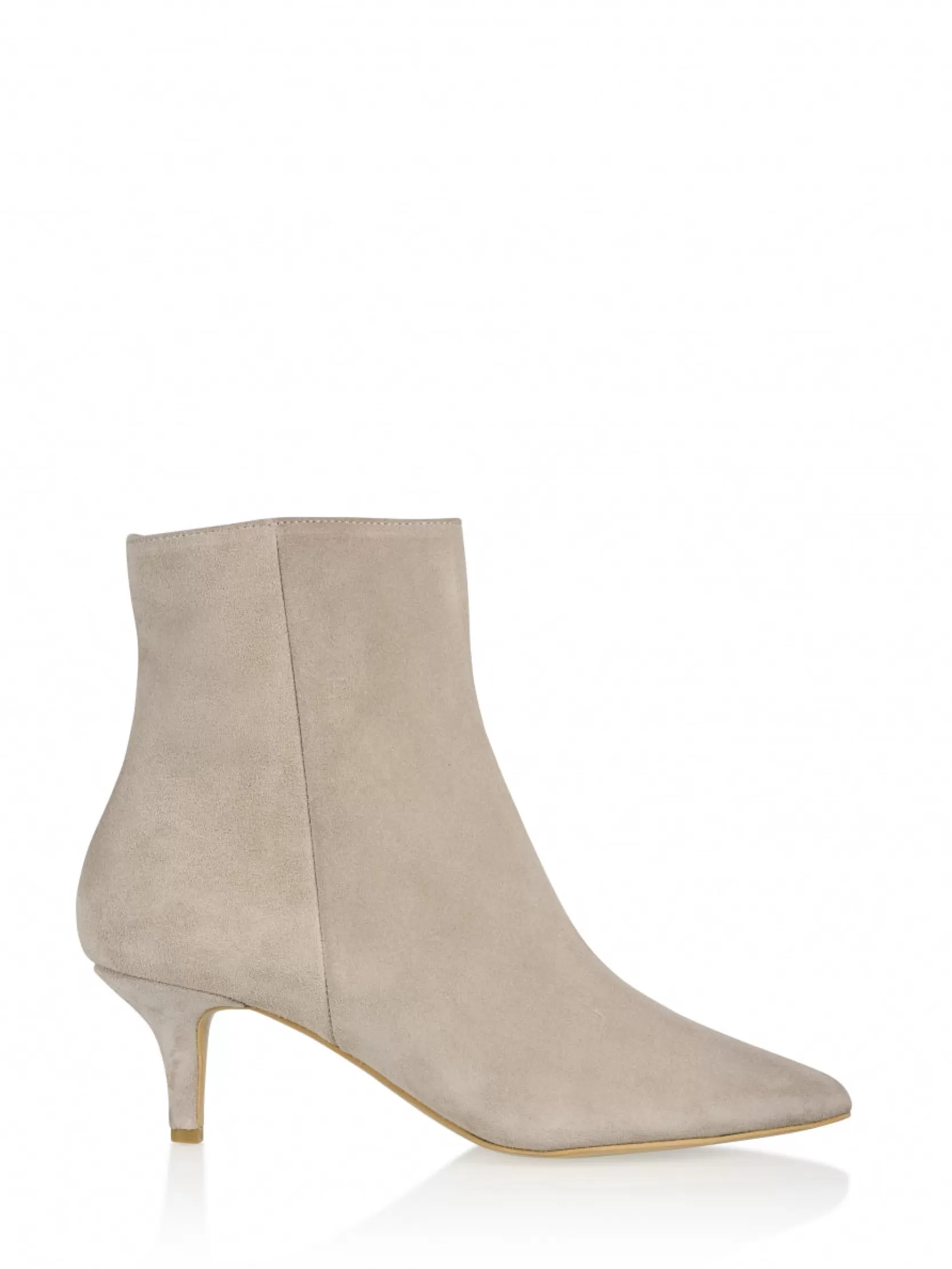 DWRS label HAKKEN | ENKELLAARSJES>LUGO suede - Enkellaarsjes | Beige