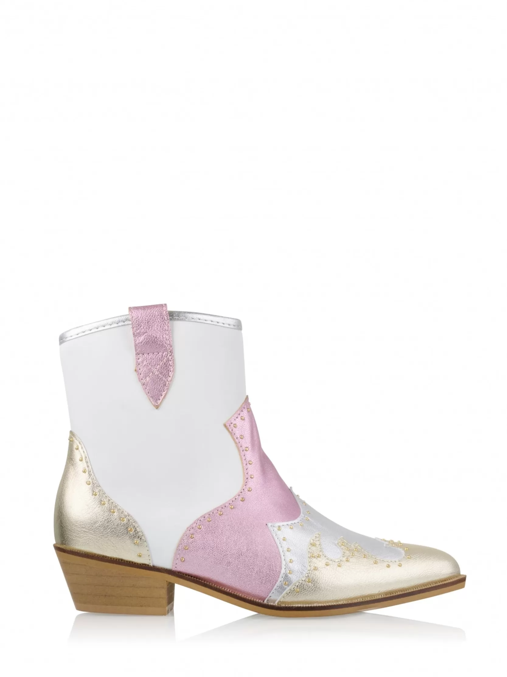 DWRS label WESTERNBOOTS>LYON leer - Westernboots | White / Lt. Pink