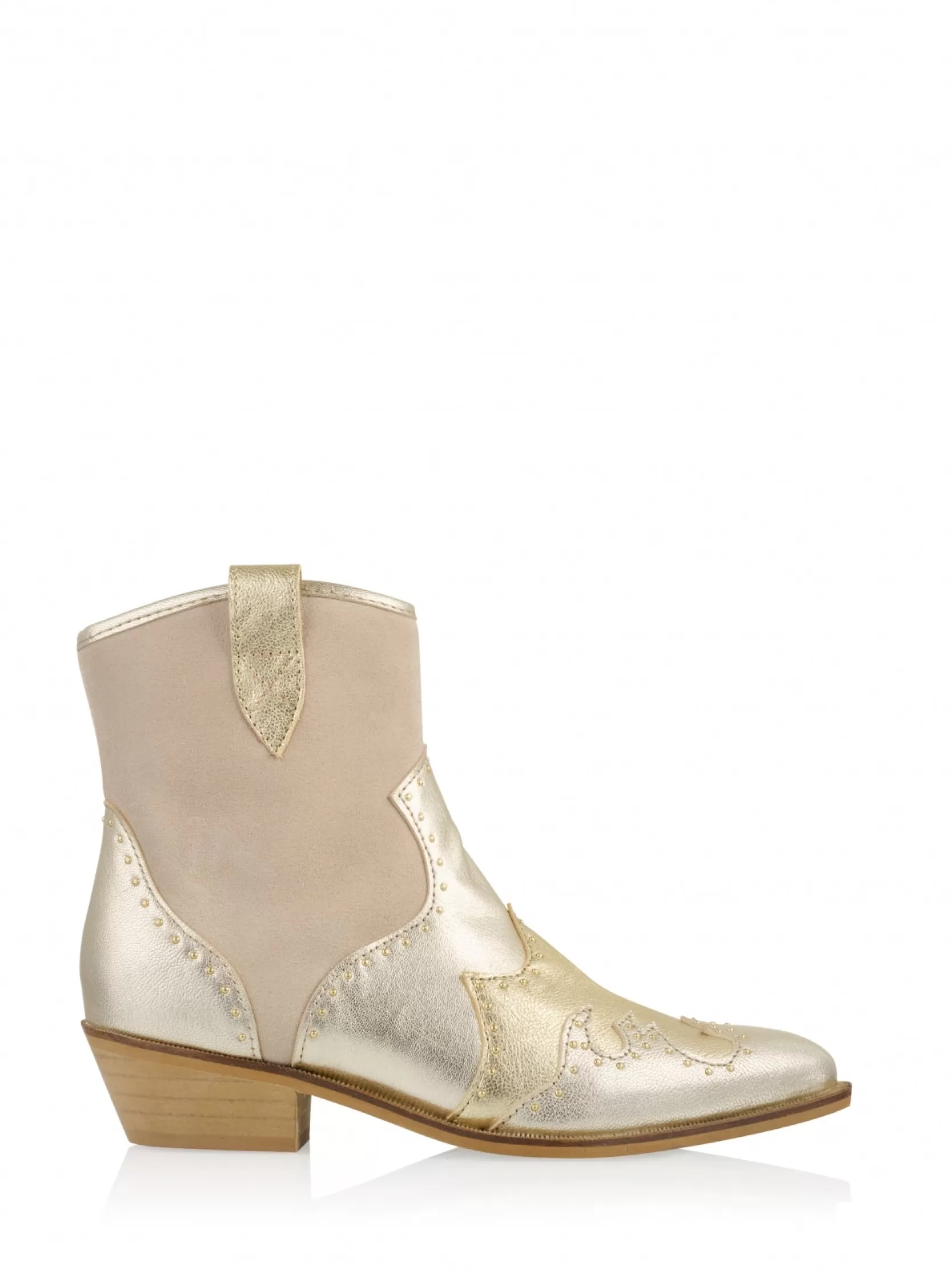 DWRS label WESTERNBOOTS>LYON studs - Westernboots | Sand / Champagne