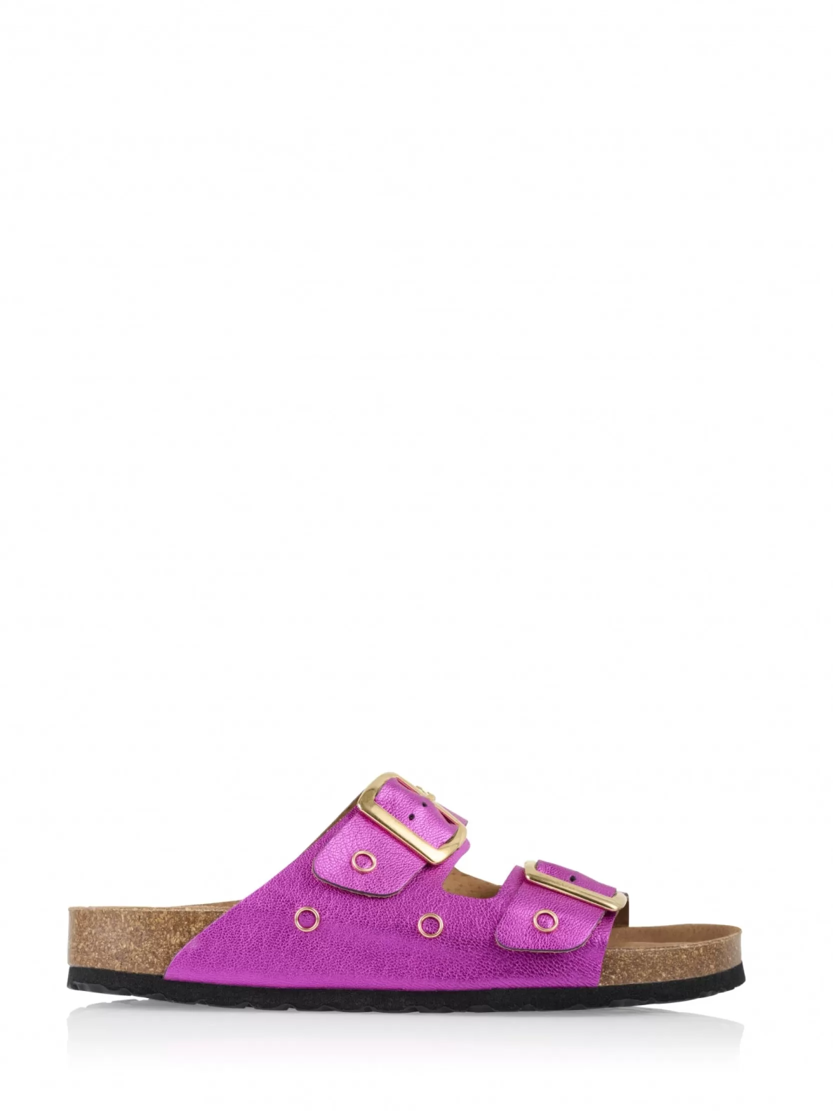 DWRS label SLIPPERS EN SANDALEN>MADRID metallic - Slippers | Fuchsia