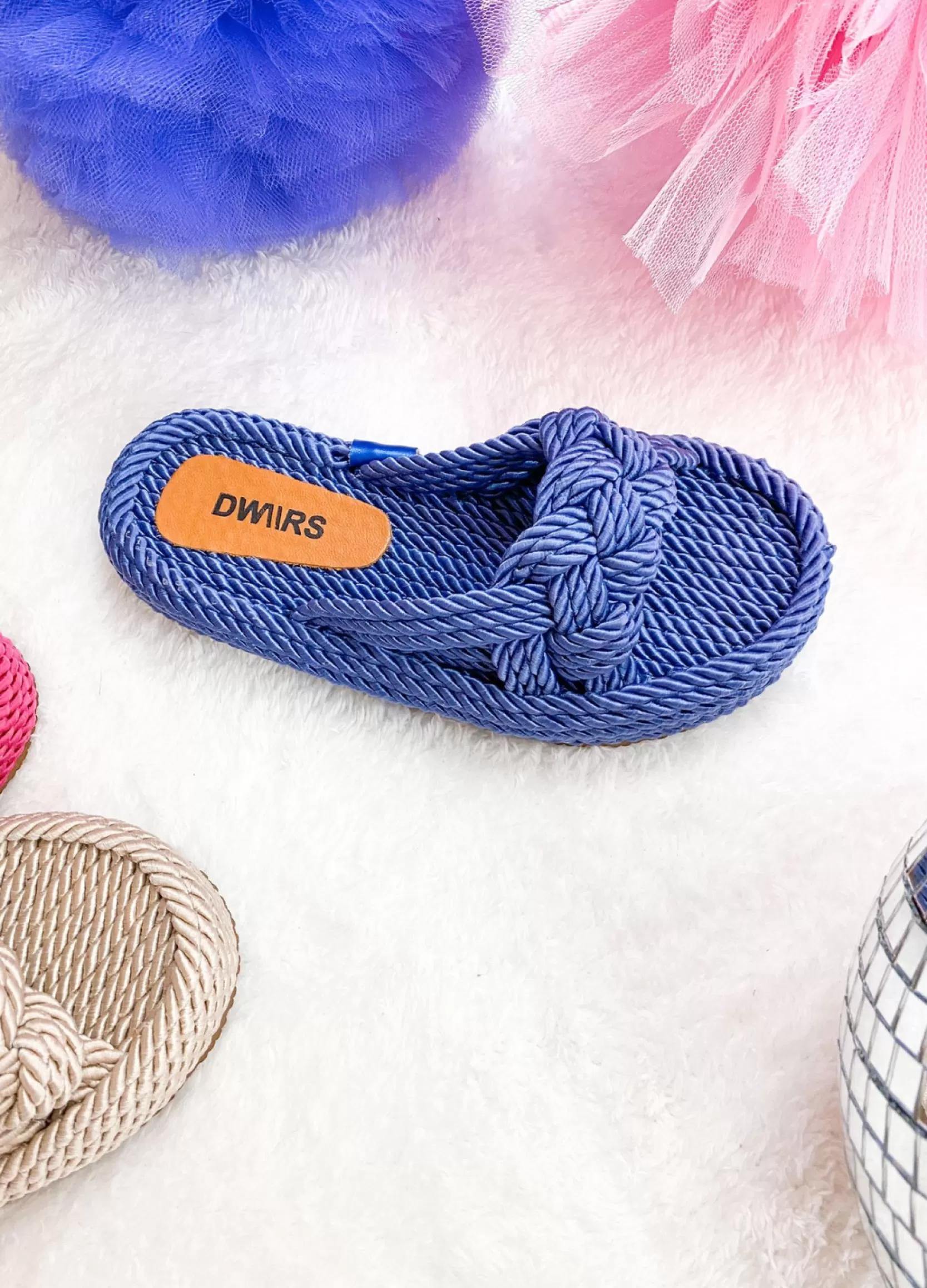 DWRS label SLIPPERS EN SANDALEN>MALA - Slippers | Blue