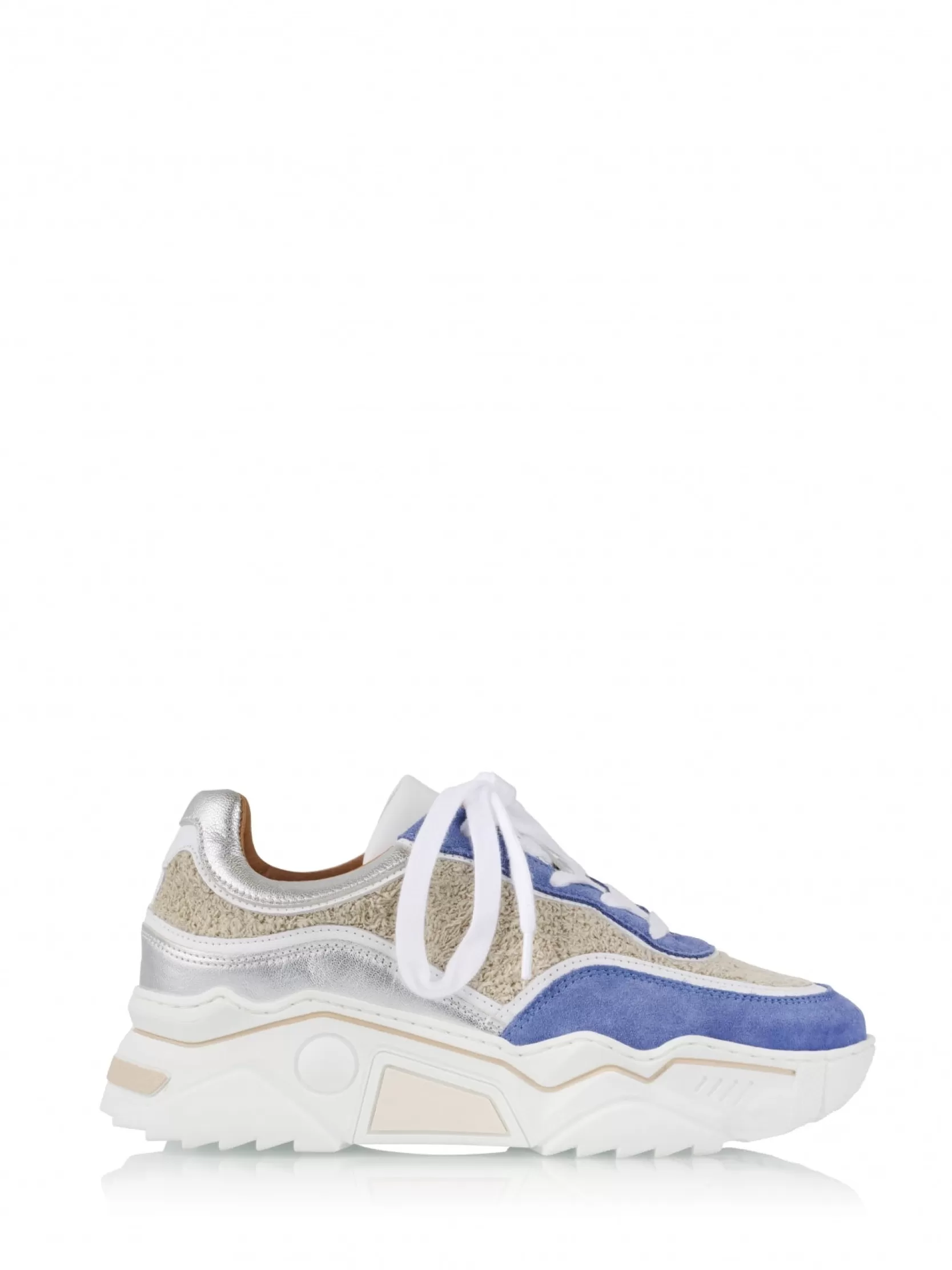 DWRS label SNEAKERS>MOON terry - Sneakers | Beige / Lt. Blue