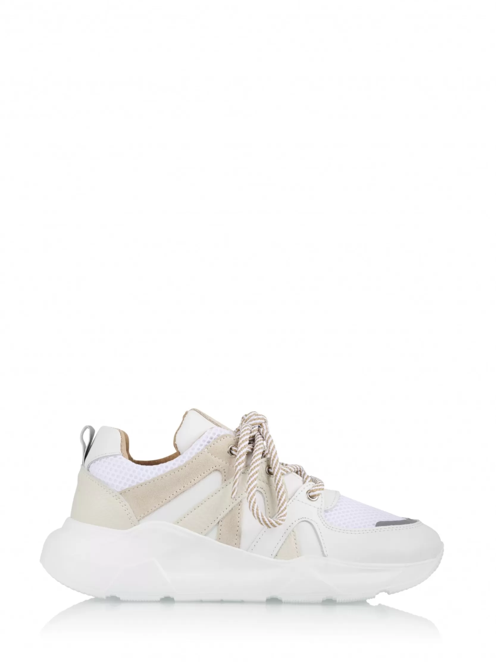 DWRS label SNEAKERS>NEW JERSEY mesh - Sneakers | Off white / Sand