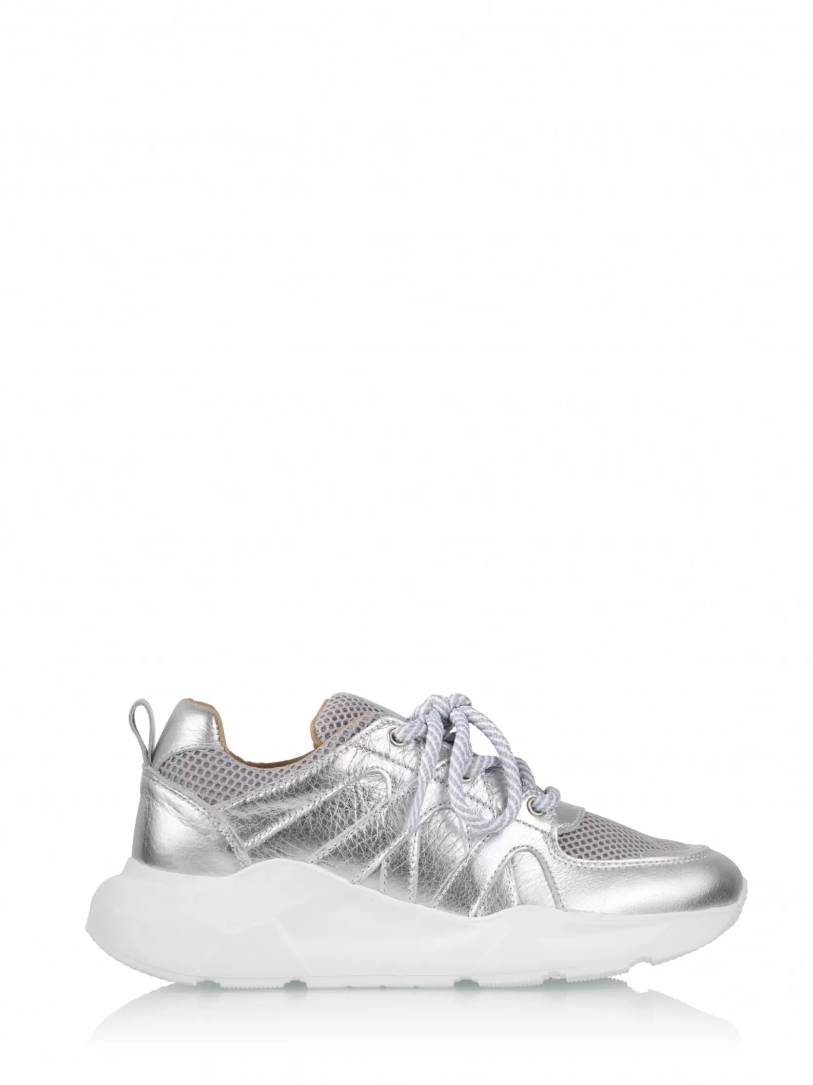 DWRS label SNEAKERS>NEW JERSEY metallic - Sneakers | Silver