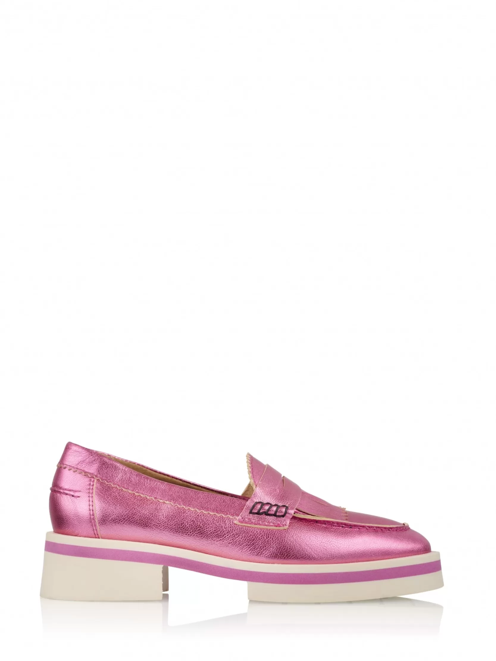 DWRS label MOCASSINS EN LOAFERS>NOVA metallic - Loafers | Pink