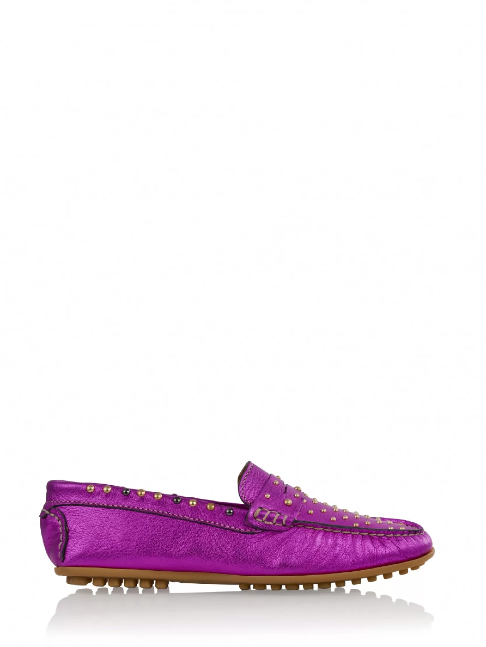 DWRS label MOCASSINS EN LOAFERS>PARIS metallic studs - Mocassins | Fuchsia