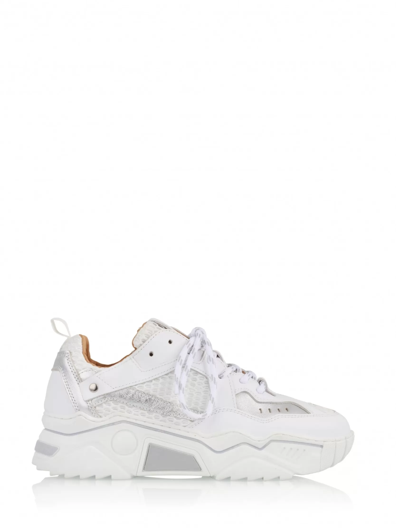 DWRS label SNEAKERS>PLUTO mesh - Sneakers | White / Silver