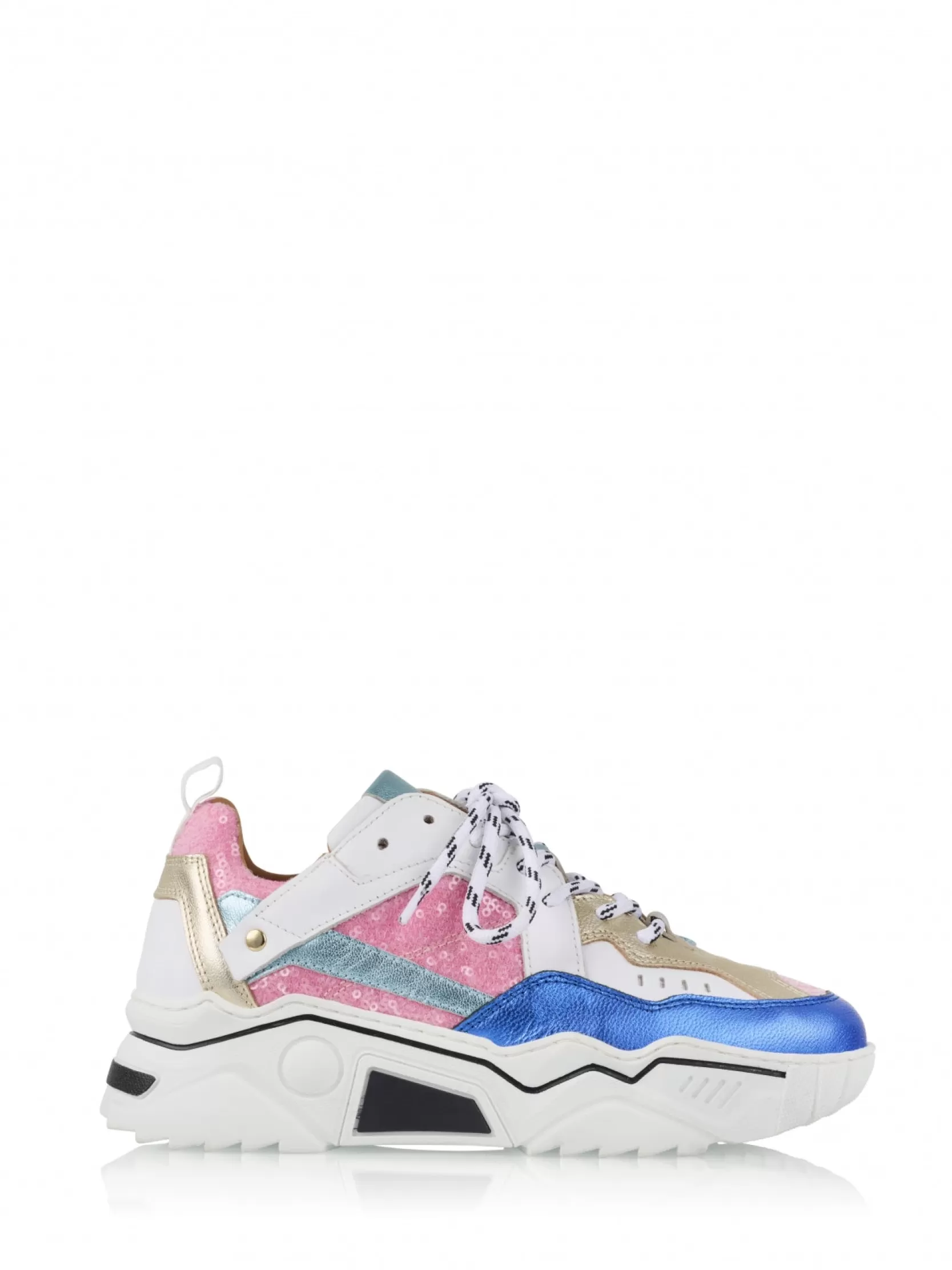 DWRS label SNEAKERS>PLUTO sequins - Sneakers | Pink / Blue