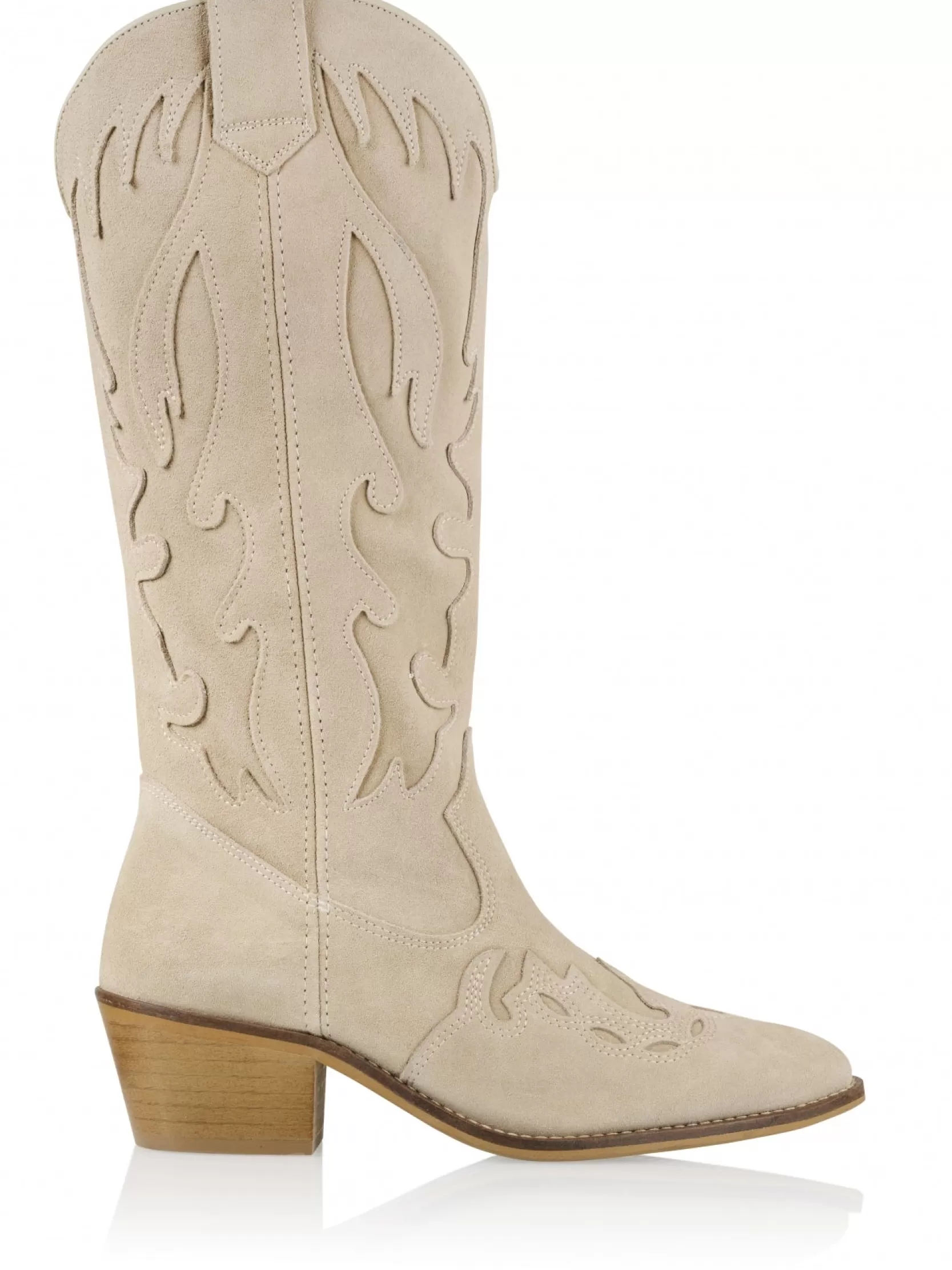 DWRS label WESTERNBOOTS>REGINA suede - Westernboots | Sand