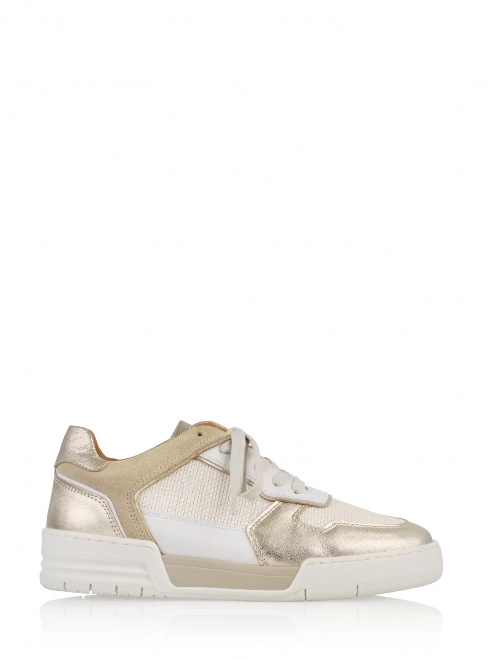 DWRS label SNEAKERS>RUGBY raffia - Sneakers | Sand / Champagne