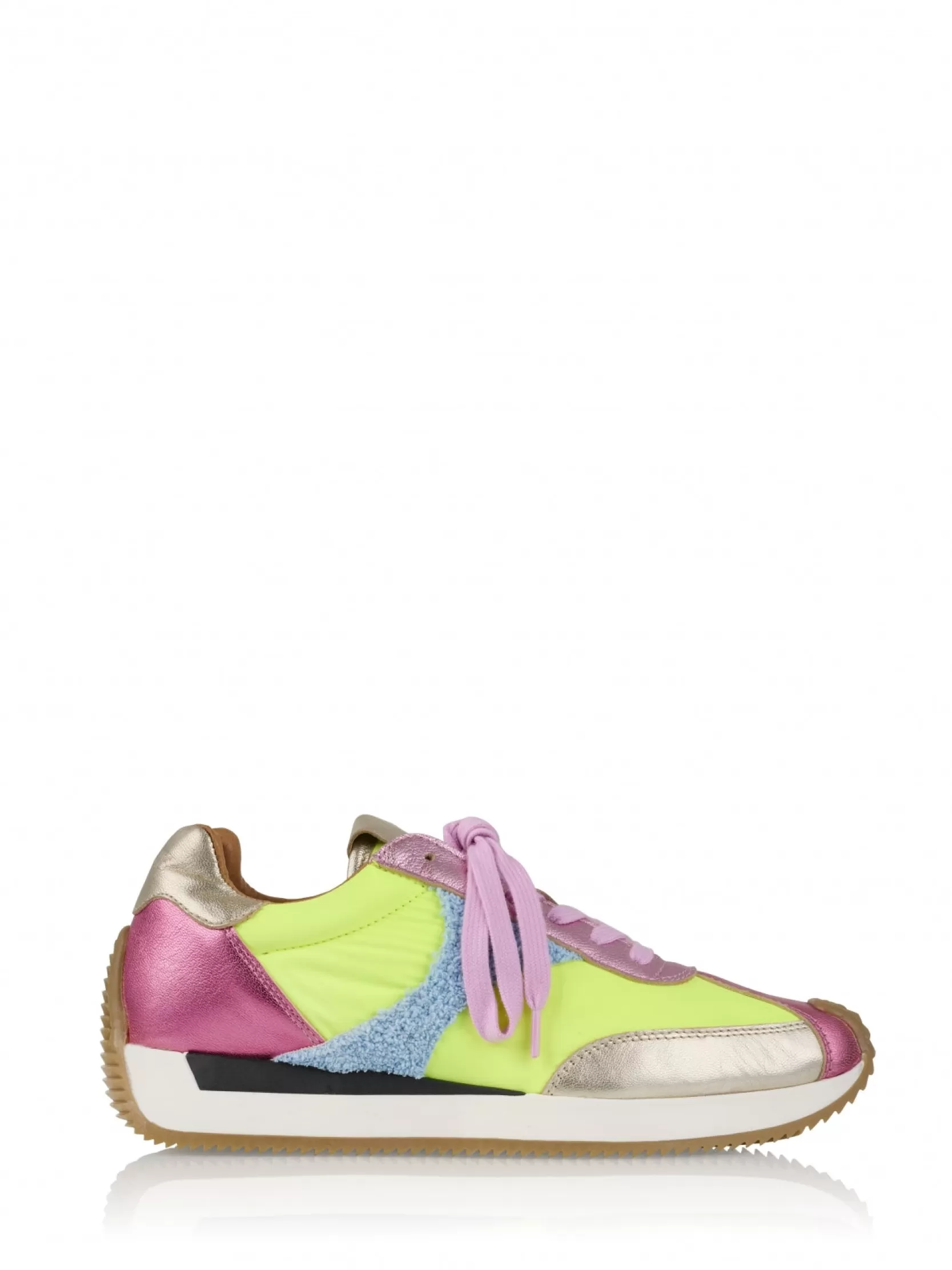 DWRS label SNEAKERS>SCOBEY terry - Sneakers | Yellow / Pink