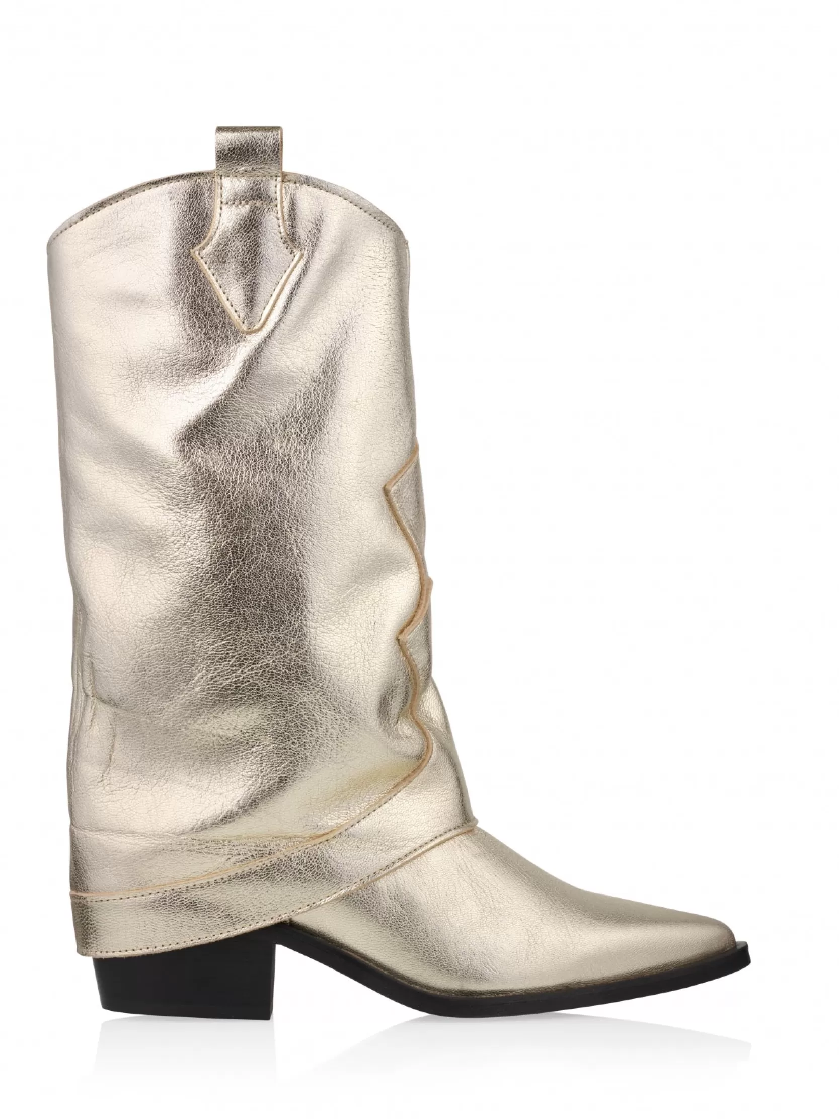 DWRS label WESTERNBOOTS>SHETLAND metallic - Westernboots | Champagne