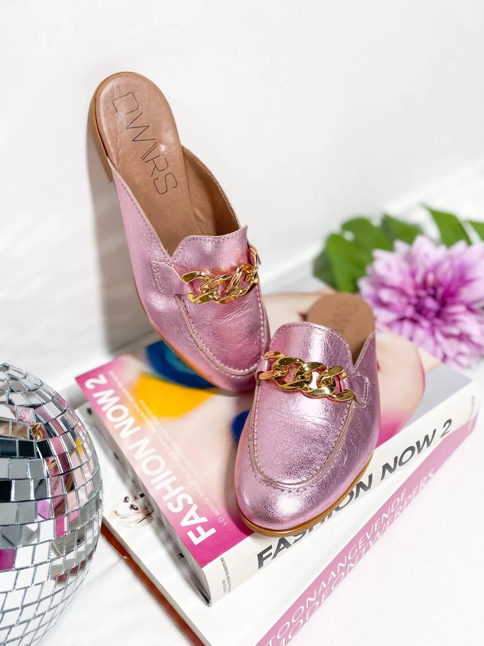 DWRS label MOCASSINS EN LOAFERS>SUVA metallic - Loafers | Lt.Pink