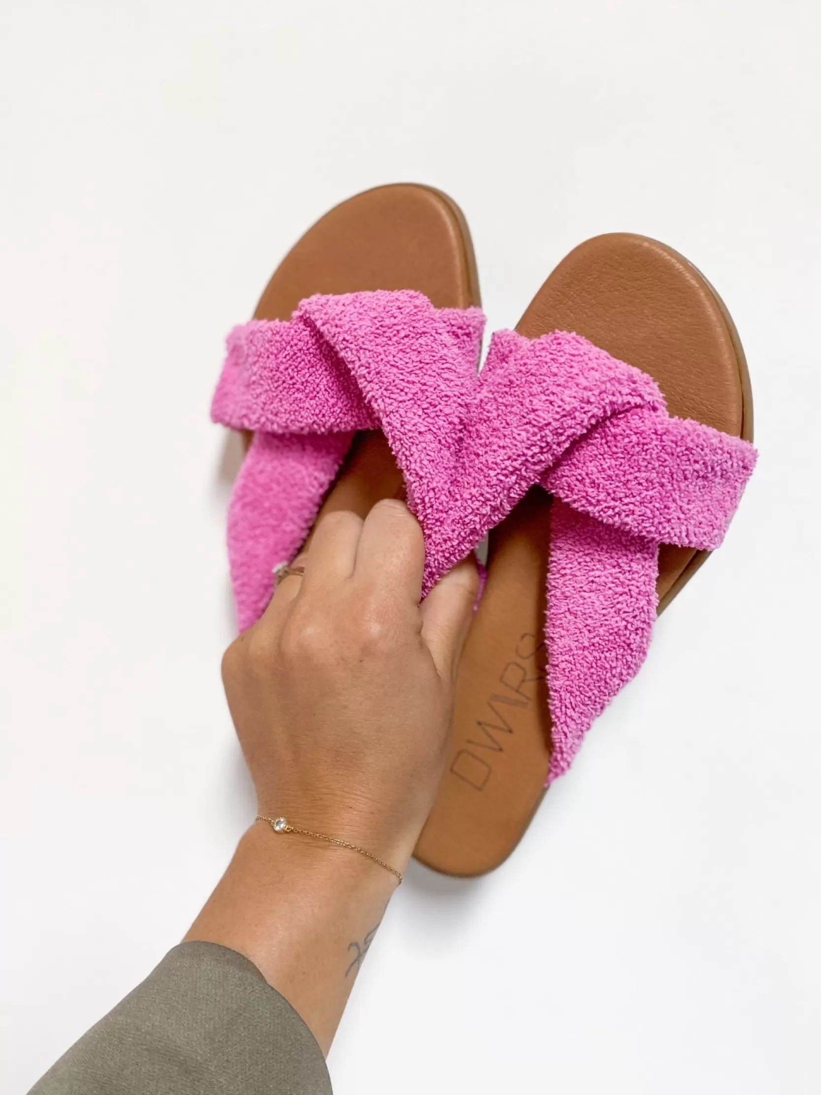 DWRS label SLIPPERS EN SANDALEN>TIBET terry - Slippers | Pink